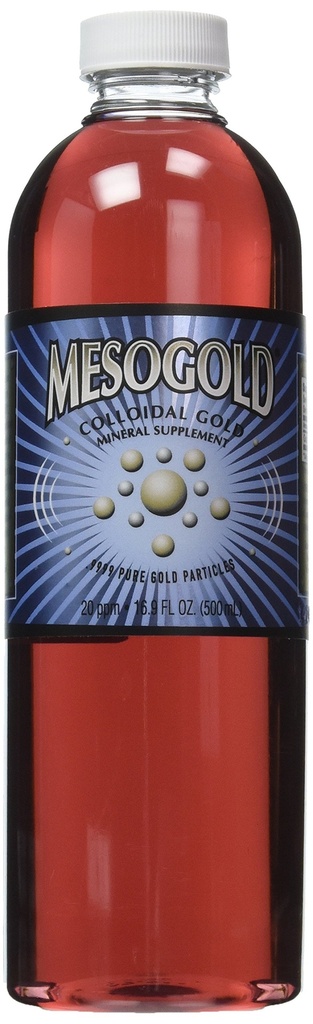 MesoGold ® 20 ppm Kolloidal Gold 500 mL/16.9 Oz