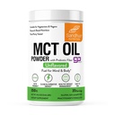 Sandhu's MCT en poudre d'huile avec fibre prébiotique de 35 portions biologique - Keto-