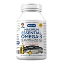 ANDREW LESSMAN Maximum Essential Omega-3 Orange - 30 Softgels - Ultra-Pure, High Potency Omega-3 Öle. Hohe DHA, keine Stomach Upset, keine Verunreinigungen, keine Merkur. Kleine leicht zu schlucken Softgels