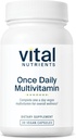 Vital Nährstoffe Einmal täglich Multivitamin | Vegan Multi für Frauen & Männer | Allergen-Free | 19 Essential Vitamine + Antioxidantien für Augen- und Herzgesundheit | Gluten, Dairy & Soy-Free | 30 Kapseln