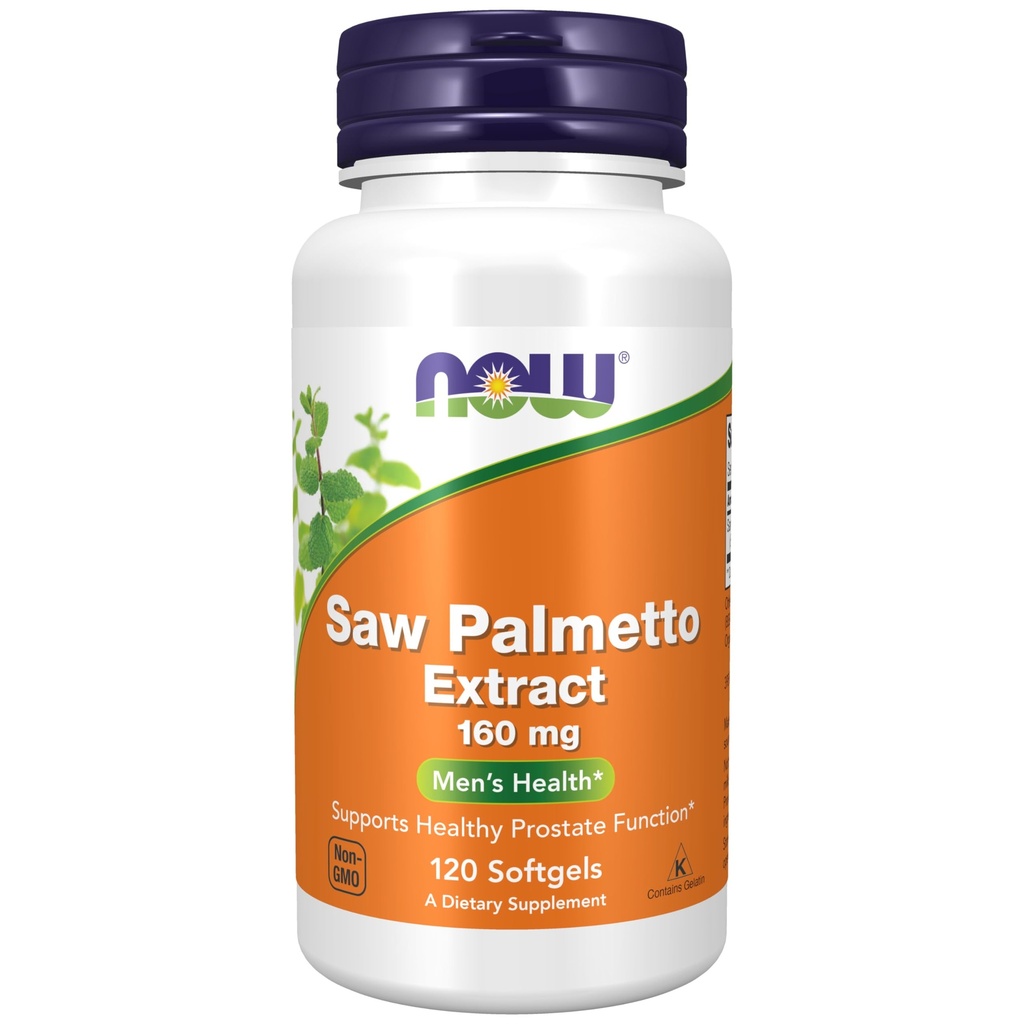 JETZT Nahrungsergänzungsmittel, Saw Palmetto Extract (Serenoa repens) 160 mg, Men's Health*, 120 Softgels