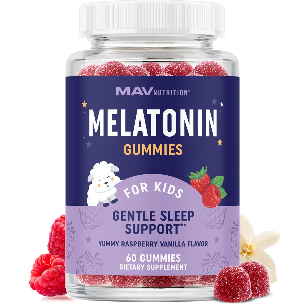 Mélatonine Gommies pour les enfants 0,5mg par Gummy.