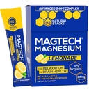 MagTech Magnesium Drink Mix - Sugar Free Lemonade - 3 Formen von Magnesium: Magtein L-Threonate, Glycinate & Taurate - 200mg Chelat Magnesium Complex - Unterstützt Entspannung & Gehirngesundheit - 20 Portionen