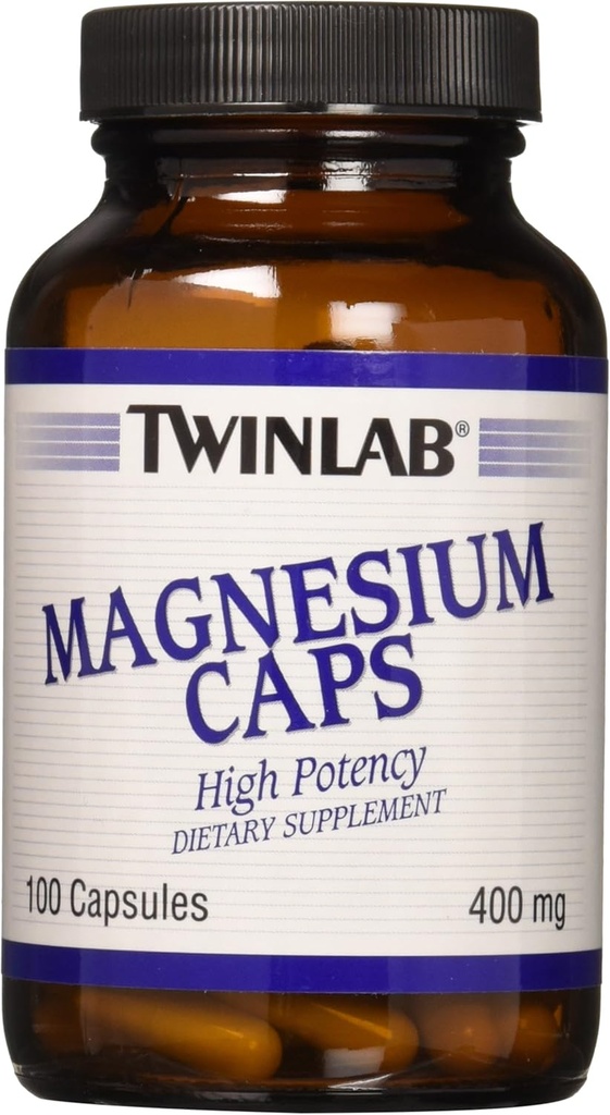 Twinlab - Magnesium Caps, 400 mg, 100 Kapseln