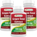 Best Naturals Grapeseed Extract 400 mg 120 vcaps (120 Count (Pack von 3))