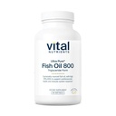 Nutriments vitaux Ultra Pure® Huile de poisson 800 Triglycéride Forme de coeur, de cerveau et d'immuno-sanitaire* Exclusivité élevée de l'EPA et de l'ADH Oméga-3 Acides gras de l'acide EPA et DHA