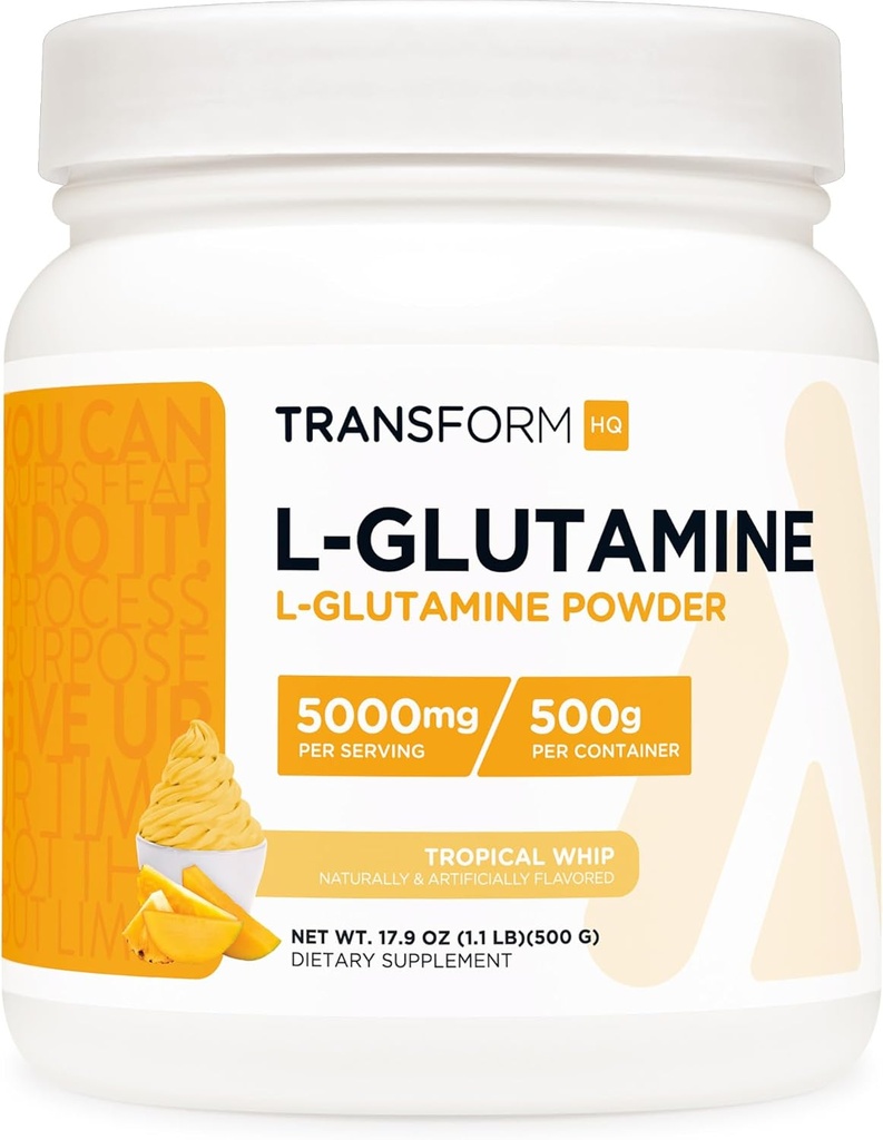 Transformer HQ L-Glutamine en poudre 500g (Whip Tropical) - Sans gluten, sans OGM