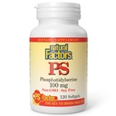 Natürliche Faktoren, Phosphatidylserin, Unterstützung für Speicher, Konzentration und Gehirnfunktionen, Soja und Glutenfrei, 120 Softgels