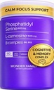 Phosphatidylserin 600 mg mit L-Carnosin 500 mg + B6, B12 & Folate — Non-Soy Sunflower Lecithin PS Complex — Plant-Based, Non-GMO — Unterstützt kognitive Funktion, Zellmembran-Integrität — 60 Kapseln