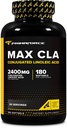 Primaforce CLA 2400 mg pro Servierung (180 softgels) - Max CLA - für Männer und Frauen, Nicht-Stimulierend, GMO Free & Glutenfrei