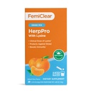 FemiClear HerpPro Drink Mix, mit L-Lysine 3000mg, Zink, Vitamine A & C, Ashwagandha, Immunität & Stress Supplement für Frauen & Männer, 20 Stick Packets