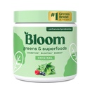 Bloom Nutrition Superfood Greens Poudre, Enzymes digestifs avec probiotiques et prébiotiques, Gut Health, Bloating Relief pour les femmes, Chlorella, Mélange de jus vert avec poudre de racine de betterave, 30 SVG, Original