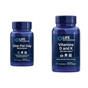 Life Extension One-Per-Day Multivitamin – Verpackt mit über 25 Vitaminen, Mineralstoffen & Pflanzenextrakte & Vitamine D und K mit Sea-Iodin, Vitamin D3, Vitamin K1 und K2, Iodin