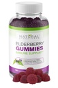 Natürliche BioScience Sambucus Elderberry Gummies mit Vitamin C & Zink, Immununterstützung für Erwachsene & Kinder, Daily Antioxidant & Wellness Boost, 180 Vegan, Glutenfrei, Kaubare Elderberry Gummies