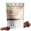Sprout Living, Epic Protein, Plant Based Protein & Superfoods Powder, Complete Coffee | 20 Grams Organic Protein Powder, Adaptogene, Pilze, Vegan, Non-GMO, Glutenfrei (1 Pfund, 12 Portionen)
