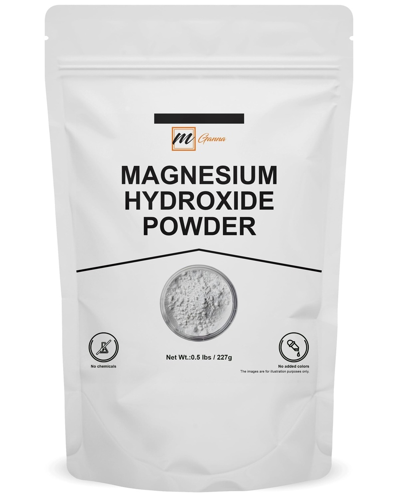 Poudre d'hydroxyde de magnésium 227 GMS / 0,5 lbs