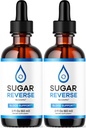 (2 Pack) Sucre Inverser - Sucre Inverser gouttes, Sucre Inverser gouttes commentaires, Sucre Inverser commentaires, Sucre Inverser gouttes supplément officiel liquide, SucreReverser goutte, 2 bouteilles pour 2 mois