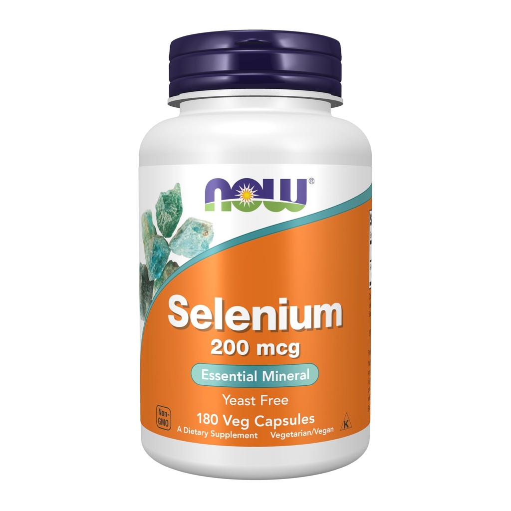JETZT Nahrungsergänzungsmittel, Selen (L-Selenomethionin) 200 mcg, Essential Mineral*, 180 Veg Kapseln