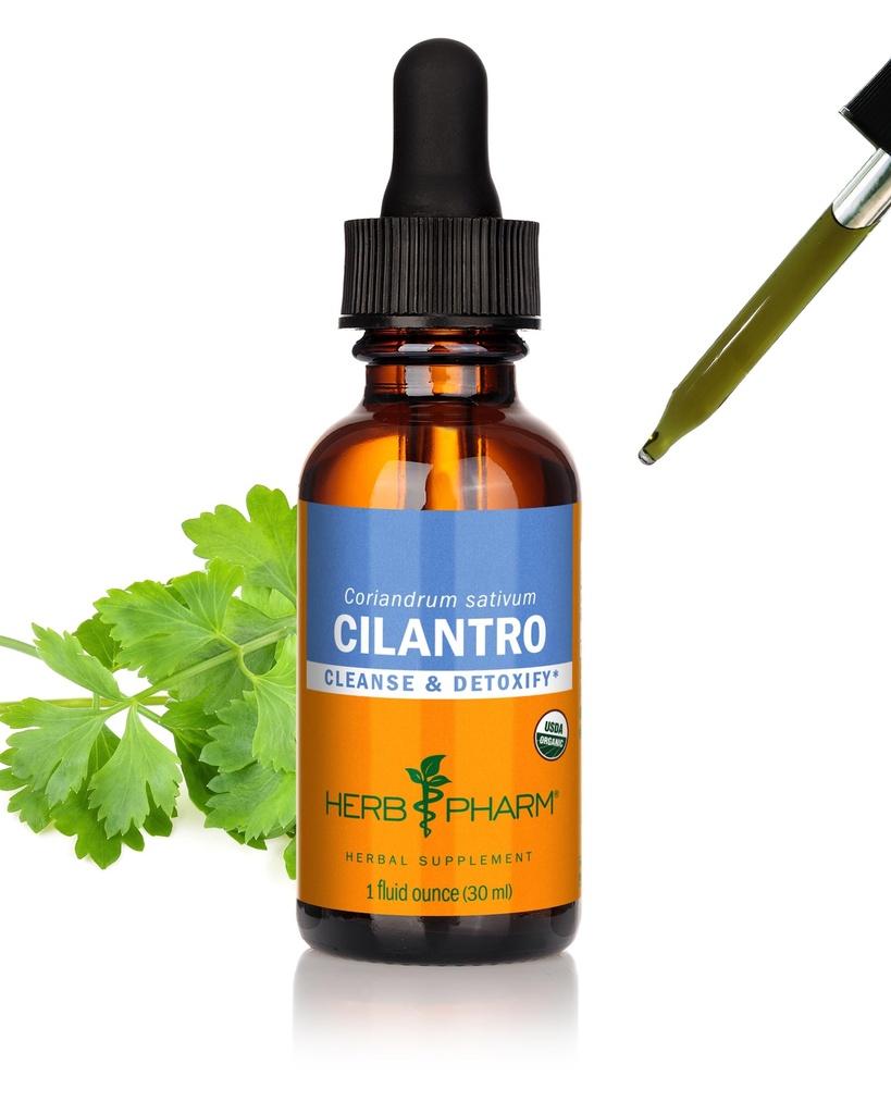 Herb Pharm Certified Organic Cilantro Extract für Reinigungs- und Entgiftungsunterstützung - 1 Unze