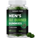 Hommes Fat Burner Gummies pour la perte de poids de thé vert, haricots de café vert, Garcinia Cambogia et Cétones de Garcinia