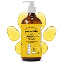 Omega 3 Fischöl für Hunde Haut und Mantel - Wild Alaskan Pollock Öl für juckende Haut- Omega 3 Fettsäuren für Hunde - flüssige EPA & DHA Ergänzungen - mit Zink, Vitamin C, B2, B7 & E - 16 Fl Oz
