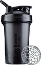 BlenderBottle Classic V2 Shaker Bottle Perfekt für Protein Shakes und Pre Workout, 20-Ounce, Schwarz