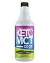 Durée de vie C8 MCT Huile, kéto-friendly, provenant de l'huile de coco, cliniquement prouvé pour augmenter la production de cétones, carburant optimal pour le cerveau et le corps, fabriqué aux États-Unis par PhD Nutrition, 32 oz