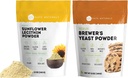 Kate Naturals Sunflower Lécithine Powder (4oz) & Brewer's Yeast (12oz) Bundle