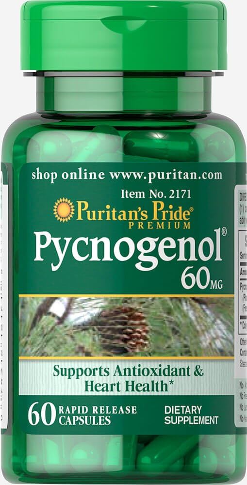 Pride de Puritan Pycnogenol 60 mg-60 Capsules