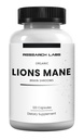 Forschungslabors Bio Lions Mane Supplement Kapseln, 120 Kapseln w/Patent LitropaneTM, Immunsystem Booster & Nootropic Brain Unterstützung Pilzergänzung. 10X Extrakt vergleichbar mit 18.000mg