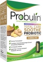 Probuline Soins Total Soothe Prébiotique, Probiotique et Postbiotique + Gingembre et Menthe pour Apaisant Digestion - 15 Million CFU - 15 Straines - 30 Capsules Vegan