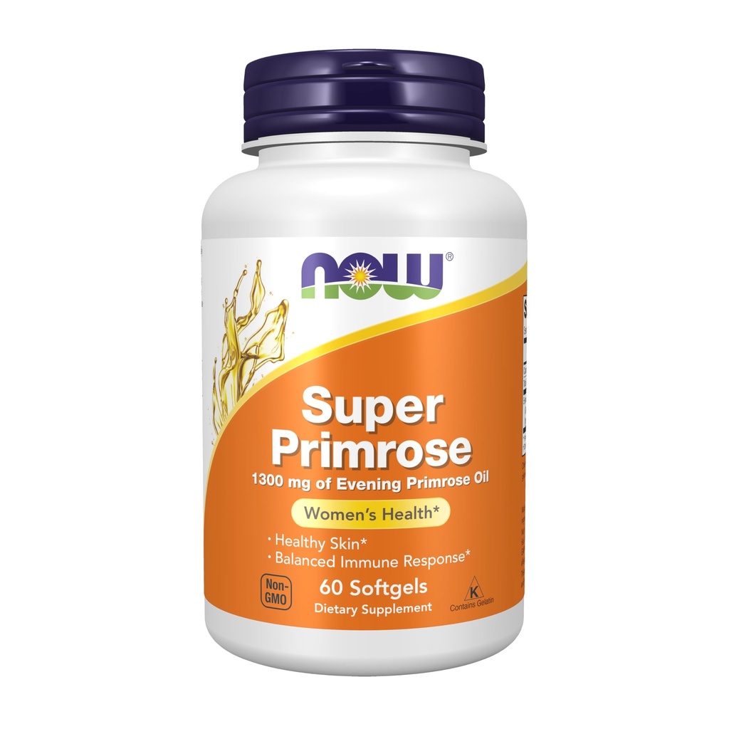 MAINTENANT Suppléments, Super Primrose 1300 mg avec GLA (acide gamma-linolénique), 60 Softgels