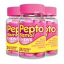 Pepto Bismol Chews, schnelles und effektives Verdauungsrelief von Übelkeit, Sodbrennen, Empörung, Upset Stomach, Durchfall, 72 Gesamt (3 Packungen von 24)