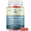 Vision Support Gummi für Erwachsene - Lutein und Zeaxanthin Ergänzungen für Augengesundheit - Potent Lutein Augen Vitamine für blaue Lichtschutz Trockenheit Strain Unterstützung & Visuelle Schärfe - 60 Zähler