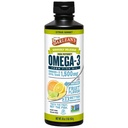 Barleans Citrus Sorbet High Potency Omega 3 Fish Oil Liquid Supplement, 1500 mg EPA & DHA Fatty Acid, Smoothie Flavored & Burpless für Gehirn, Joint, & Heart Health, 16 oz