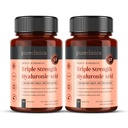 pureclinica Hyaluronsäure 300mg x 360 Tabletten (2 Flaschen 180-12 Monate Versorgung). Triple Strength Hyaluronsäure. 300% Stärker als jede andere HLA Tablette.