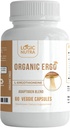 L-Ergothioneine Plus Organic Blend of Cordyceps Mushroom, Lion’s Mane, Reishi, Astragalus, Sibirische Ginseng, Ashwagandha – 60 Caps