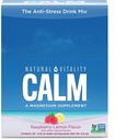 Vitalité naturelle Calme, supplément de citrate de magnésium, poudre de mélange anti-stress, sans gluten, végétalien et non-OGM, citron framboise, 0,12 oz, 30 paquets