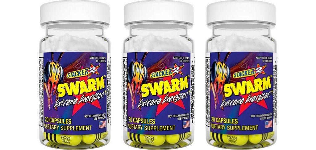 Swarm Extreme Energizer 20 Kapseln (Pack von 3)