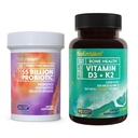BioEmblem Vitamine D3 K2 (5000UI et 200mcg) et probiotiques pour les femmes et les hommes