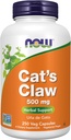 JETZT Ergänzungen, Cat's Claw 500 mg, Non-GMO-Projekt Verifiziert, Kräuterergänzung, 250 Count (Pack von 1)