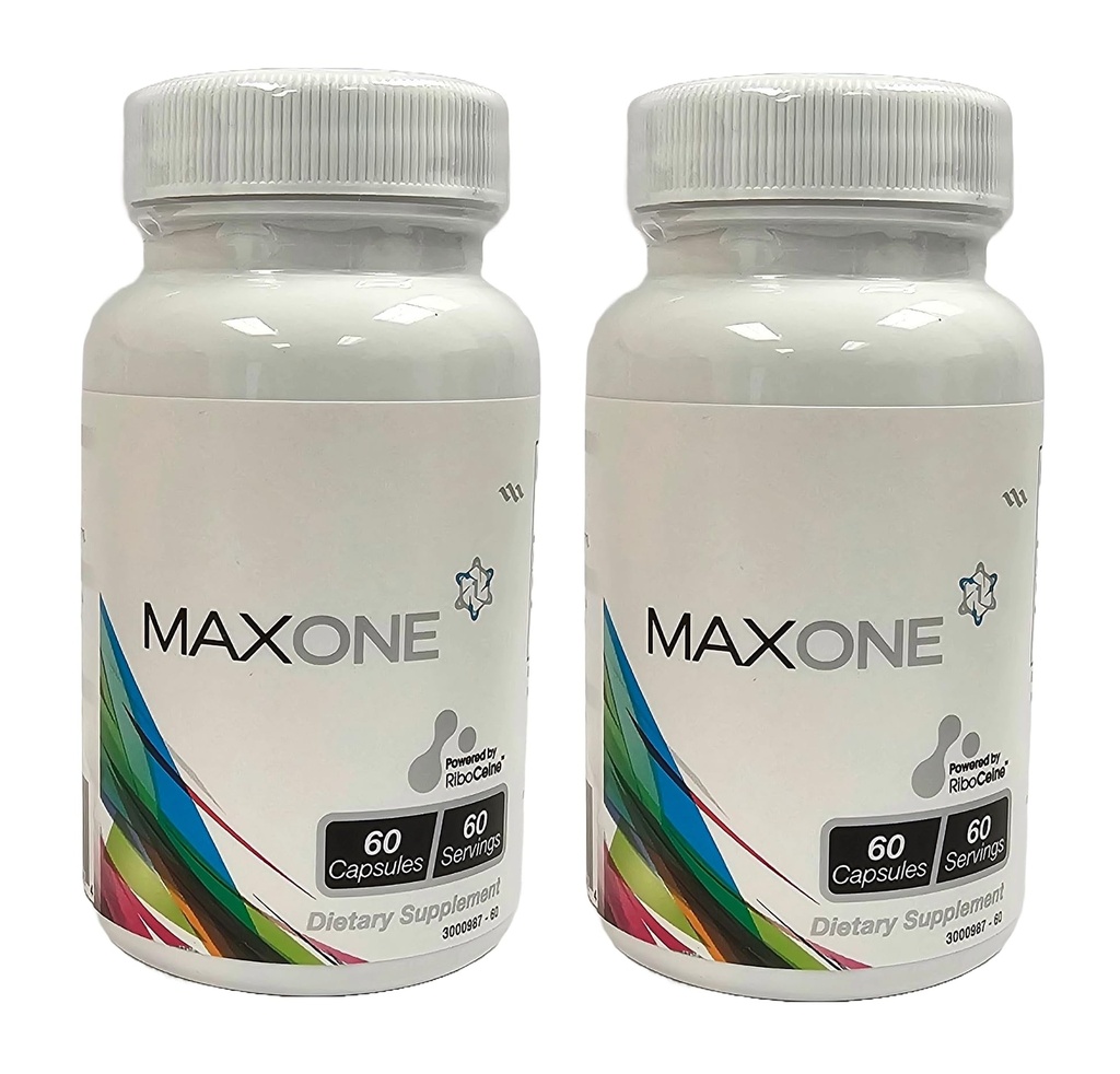 Max One, fokussierte Riboceine-Ergänzung, 60 Gemüsekapseln, 30 Portionen (Pack von 2)
