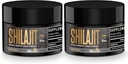 Shilajit Resin - Organic Shilajit Resin Third Party Tested Rich in 85+ Trace Minerals, Gold Grade Himalayan Pure Shiljait für Energie (1 Fl Oz (Pack von 2))