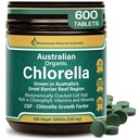 Biogenèse Comprimés de Chlorelle Organique – 600 Nombre (500mg)