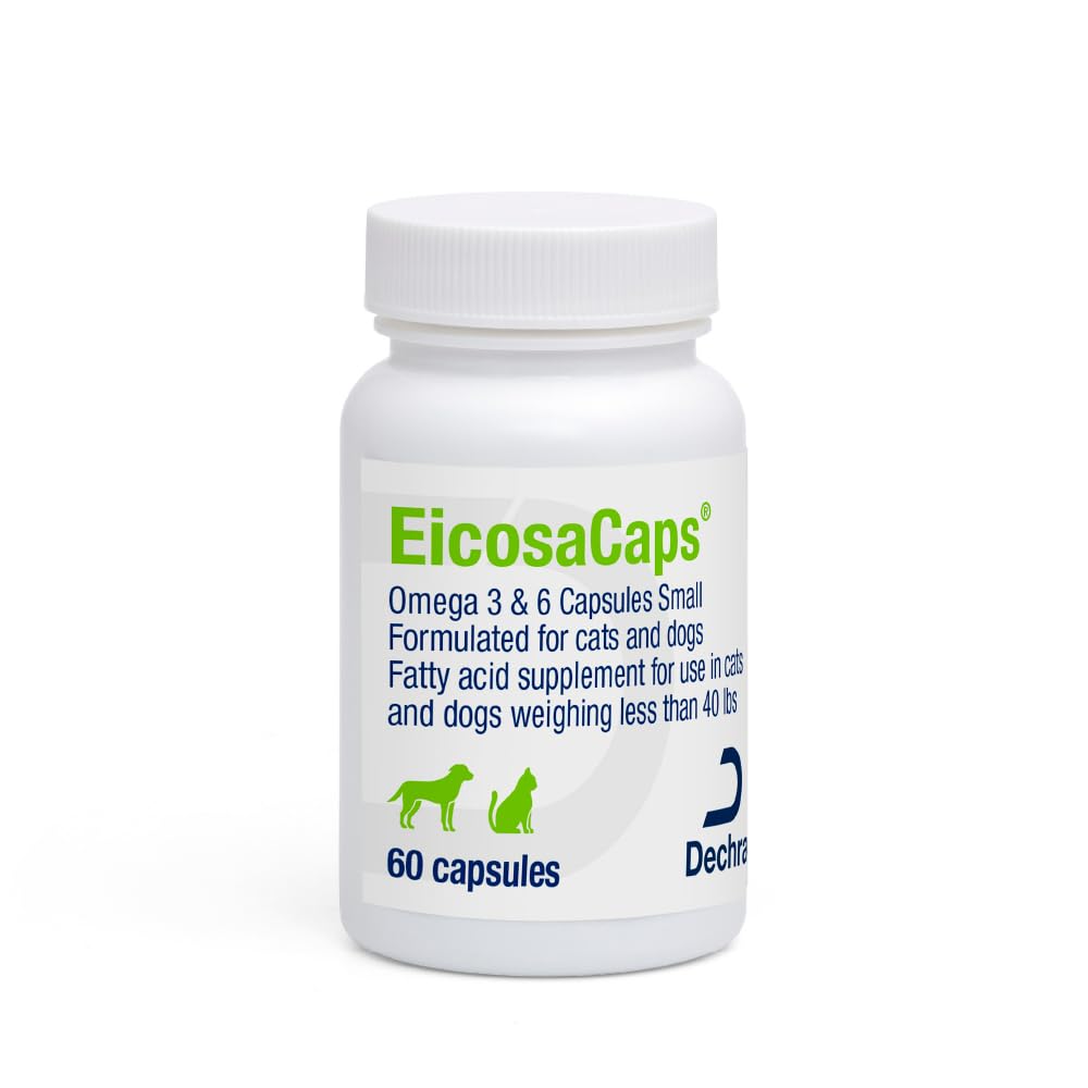 EicosaCaps® Omega 3 & 6 Kapseln für Hunde und Katzen, 120 ct