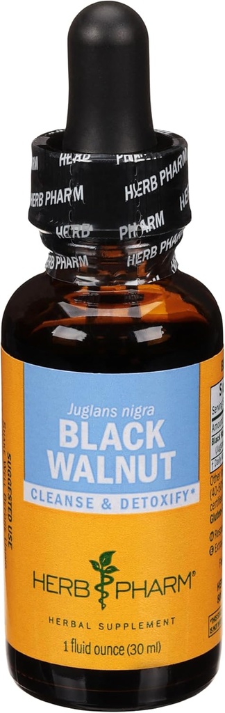 Herb Pharm Black Walnut Liquid Extract for Cleansing and Detoxifying - 1 Ounce