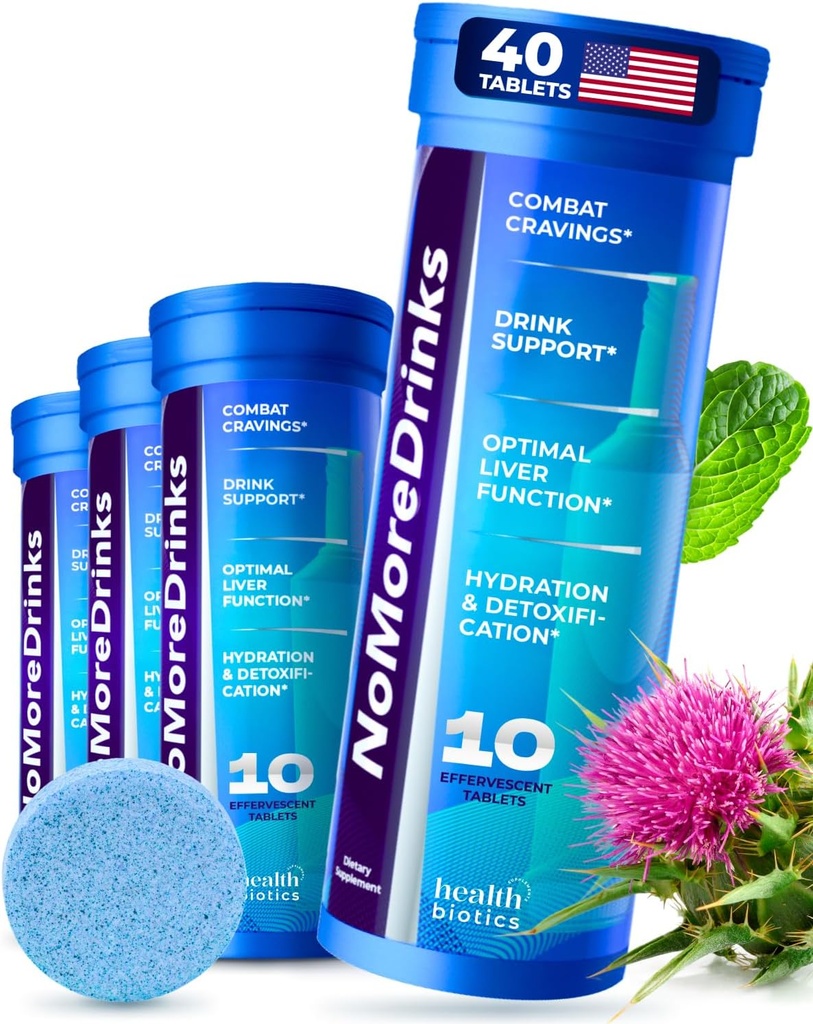 NoMoreBrinks Anti Alcohol Craving Supplement (en anglais seulement) Foie Detox & Combat Cravings (en anglais seulement) Soutien énergétique Alcool Replacement Drink (en anglais seulement)