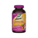 La nature est vivante ! Multivitamines gommy quotidiennes 50+ pour les femmes, suppléments pour les femmes, soutient le cœur en santé, le cerveau et les os,* Vitamines-B, aromatisées aux baies mixtes, 150 gummées (paquetage mai Vary)