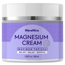 Magnesiumcreme für Schlaf & Muskelrelief: topische Nachtberuhigung & Deep Relaxation Lotion - Restless Cramps Leg & Joint Care Lotion - Lavender 3.38 Fl. Oz.
