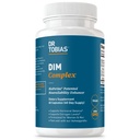 Dr Tobias DIM Complex, Hormone Balance pour les femmes et les hommes, Supplément DIM avec BioPerine, Broccoli Extract & Calcium D-Glucarate Estrogen Detox Balance Complex, Non-OGM, Vegan, 60 Capsules